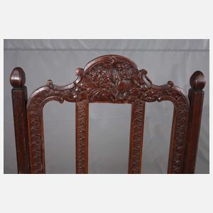 Vier Armlehnstühle barock