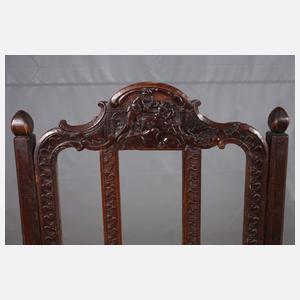 Vier Armlehnstühle barock