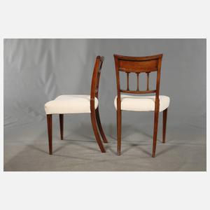 Vier klassizistische Stühle