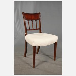 Vier klassizistische Stühle