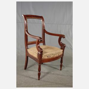 Paar Armlehnstühle Empire