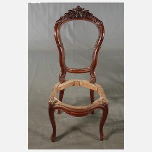 Sechs Stühle barock