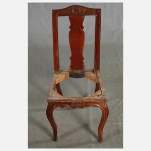 Sechs Stühle barock