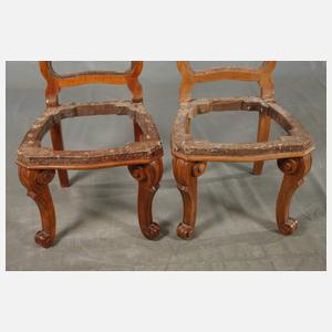 Sechs Stühle barock