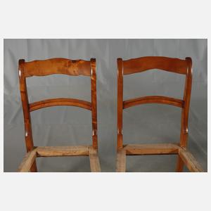 Zwölf Stühle Biedermeier