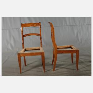 Zwölf Stühle Biedermeier