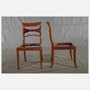 Zwölf Stühle Biedermeier