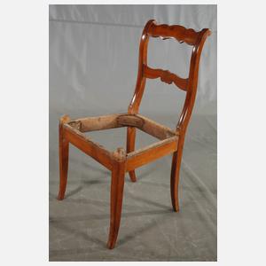 Zwölf Stühle Biedermeier