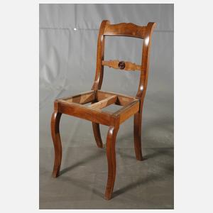 Zwölf Stühle Biedermeier