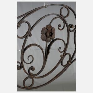 Drei Teile Kunstschmiedearbeit