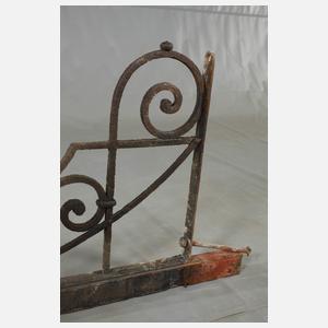 Paar Wandkonsolen Schmiedeeisen