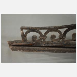 Paar Wandkonsolen Schmiedeeisen