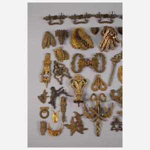 Konvolut Möbelbeschläge