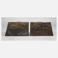 Paar Türgriffe Bronze111