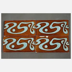 Fliesenbordüre Jugendstil