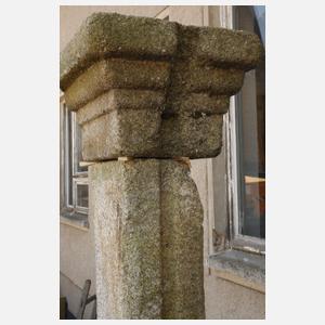 Drei Barocksäulen Granit