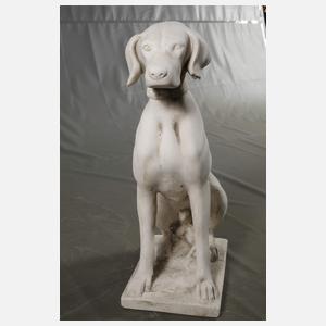 Gartenfigur Jagdhund