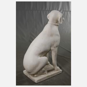 Gartenfigur Jagdhund
