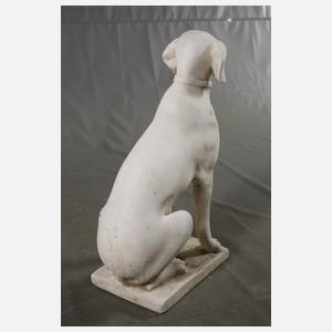 Gartenfigur Jagdhund