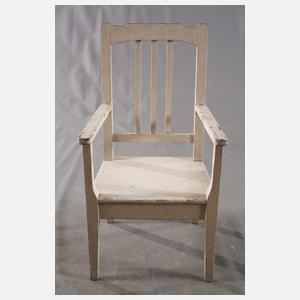 Paar Kinderstühle Jugendstil