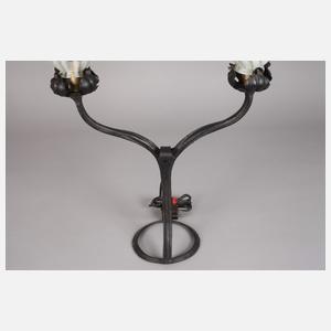 Paar Lampen Schmiedeeisen