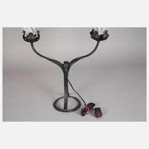 Paar Lampen Schmiedeeisen
