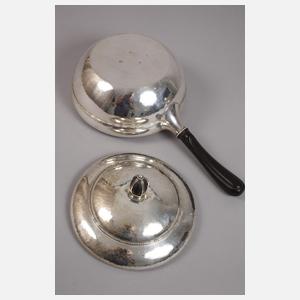 Silber Paar große Deckelterrinen Dänemark