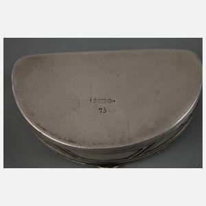 Silber kleine Pillendose Patriz Huber attr.