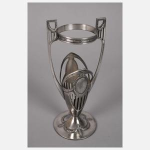 WMF Geislingen Vase mit Metallmontierung