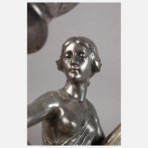 WMF Geislingen figürlicher Jugendstilleuchter