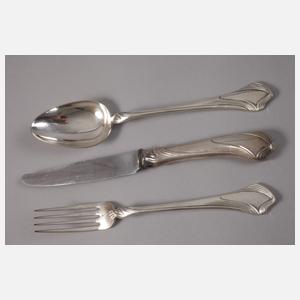 Christofle Jugendstil-Speisebesteck "Moderne Gramont"