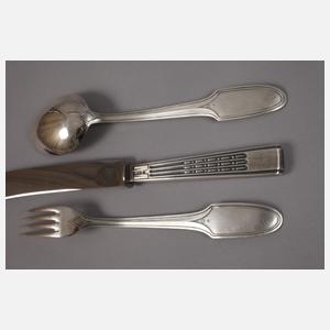 Dreiteiliges Menübesteck Peter Behrens