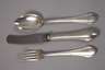 Silber Abendbrotbesteck Friedrich Adler attr.