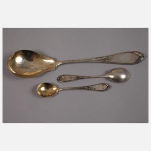 Silber Eisbesteck Hugo Leven