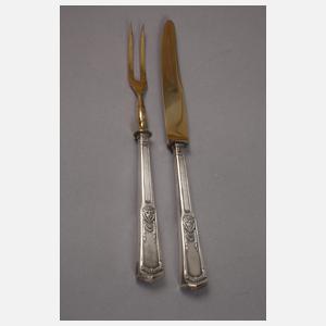 Großes Obstbesteck Jugendstil