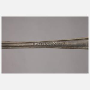 Silber sechs Kaffeelöffel im Etui