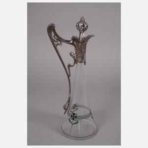 WMF Geislingen Schenkkanne und vier Gläser