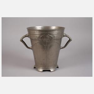 Jugendstil Weinkühler Zinn