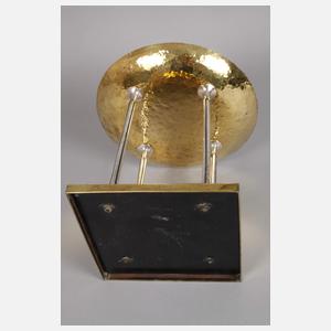 Übergroßer Tafelaufsatz mit Loetz Glasornament