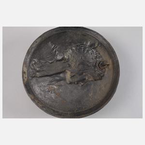 Wandplatte "Tête Byzantine" nach Alphonse Mucha