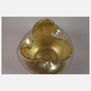 Loetz Wwe. Vase mit gekniffenem Rand