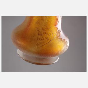 Daum Nancy Opalglasvase Disteldekor