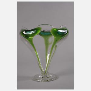 Pfauenfedernvase Arts and Crafts