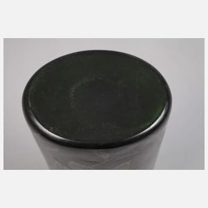 Jugendstilvase Silberoverlay