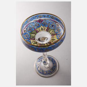 Josephinenhütte zwei Prunkgläser Jodphur