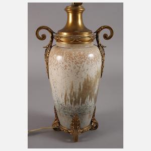 Sévres Lampenfuß mit Messingmontur Jugendstil