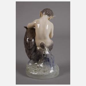 Kopenhagen Faun mit Eule