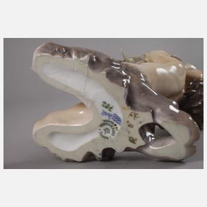 Kopenhagen Faun mit Papagei