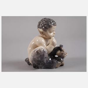 Kopenhagen Faun mit Schlange