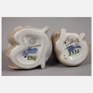 Kopenhagen Miniatur Meerjungfrau und Fischotter